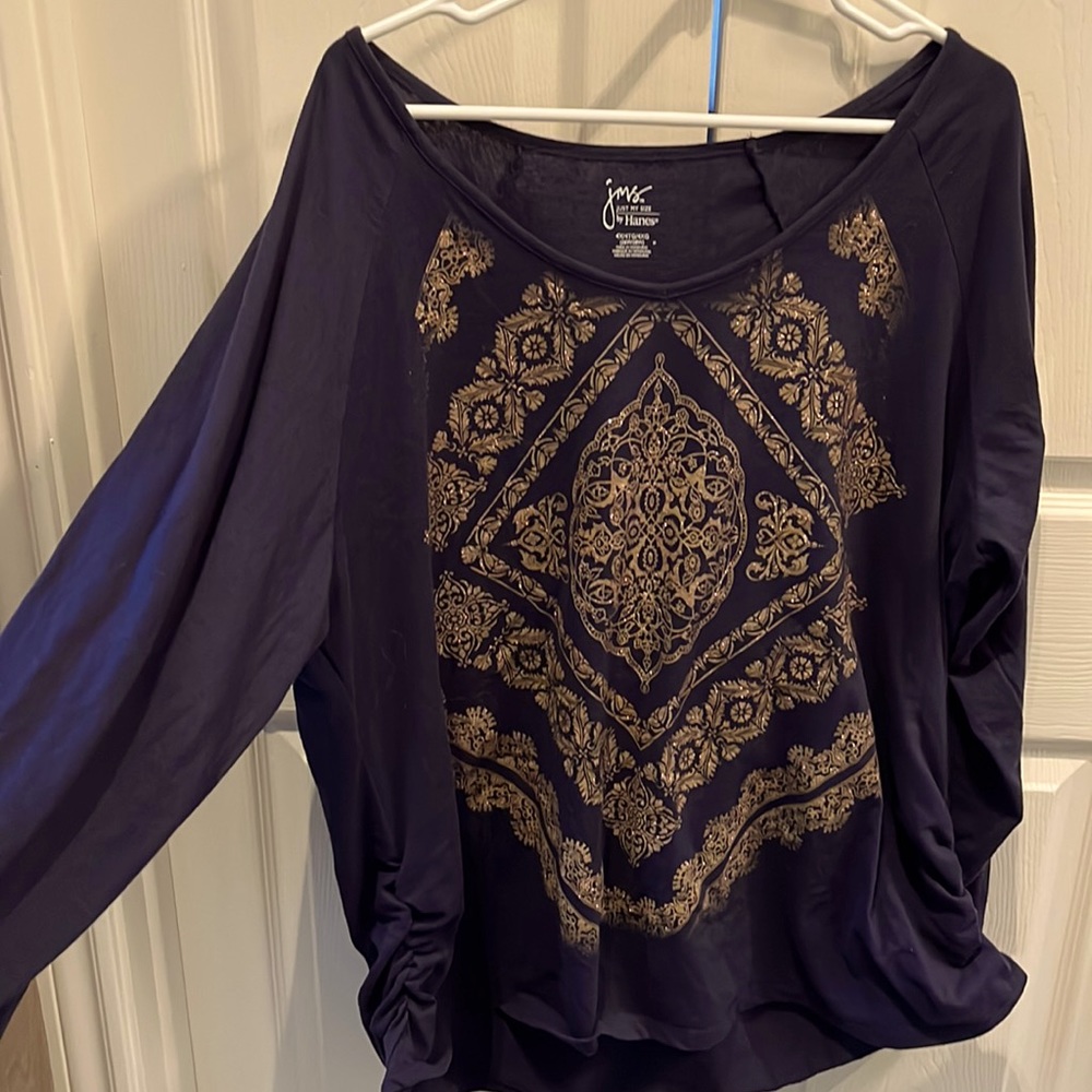 4x glittery woman’s top
